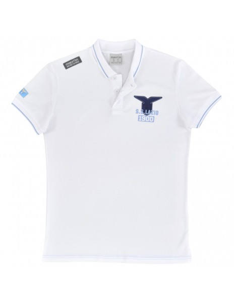 SS LAZIO POLO PIQUET BIANCA