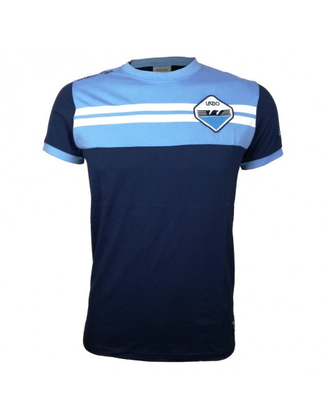 SS LAZIO T-SHIRT FAN BLU