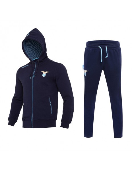 SS LAZIO TUTA UFFICIALE CON CAPPUCCIO BLU