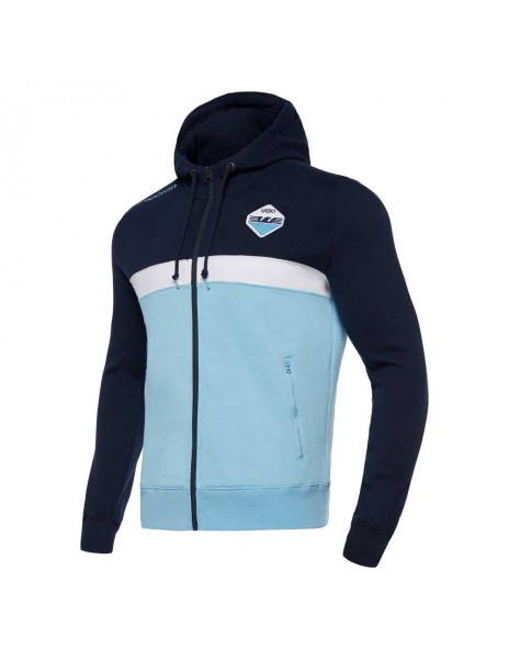 SS LAZIO FELPA BLU FULL ZIP CON CAPPUCCIO 2017/2018