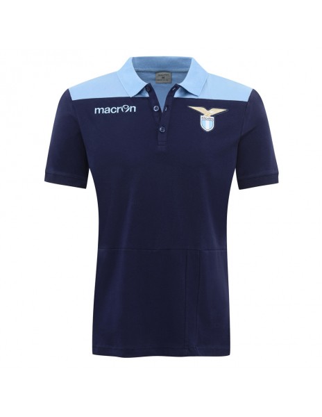 SS LAZIO POLO COTONE BLU NAVY 2016/2017