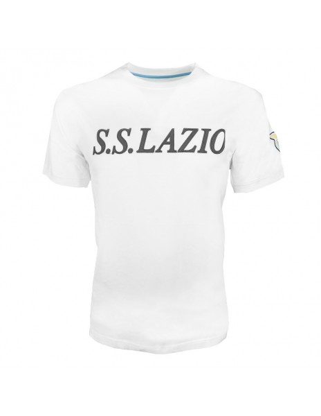 SS LAZIO T-SHIRT SPORT BIANCA