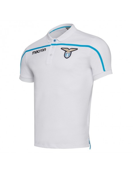 SS LAZIO POLO MACRON BIANCA