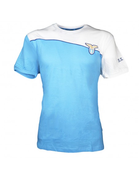 SS LAZIO T-SHIRT SUMMER CELESTE/BIANCA