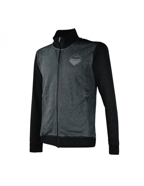 SS LAZIO FELPA DEGARZATA FULL ZIP NERA