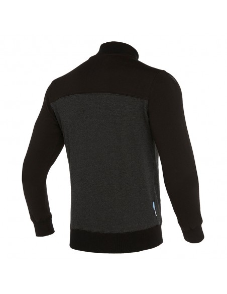 SS LAZIO FELPA DEGARZATA FULL ZIP NERA