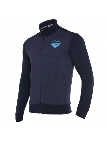 SS LAZIO FELPA FULL ZIP NAVY ANTRACITE