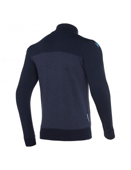 SS LAZIO FELPA FULL ZIP NAVY ANTRACITE