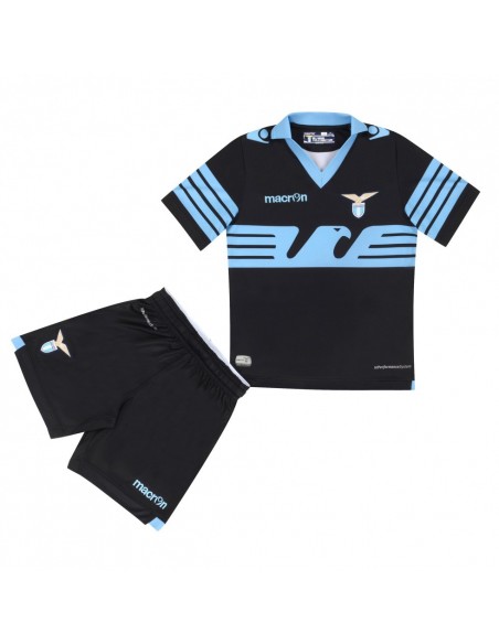 SS LAZIO KIT AWAY NERO BAMBINO 2015/2016