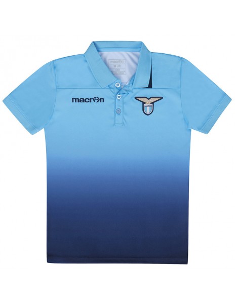 SS LAZIO POLO PREGARA CELESTE/NAVY BAMBINO