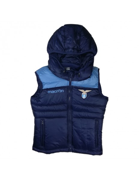 SS LAZIO GILET NAVY/CELESTE BAMBINO