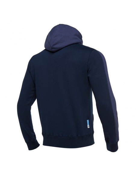 SS LAZIO FELPA CON CAPPUCCIO LINEA FAN NAVY BAMBINO 2018/2019