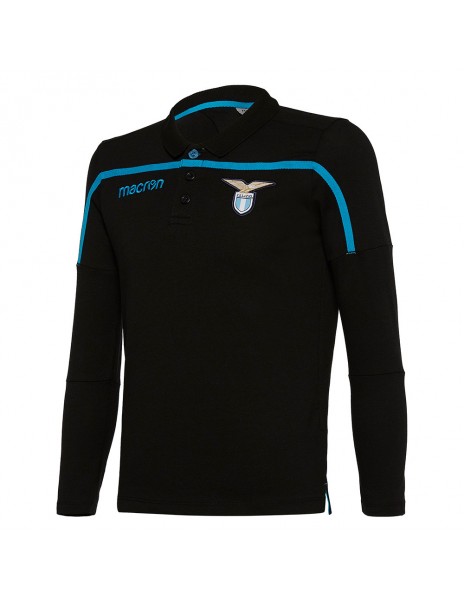 SS LAZIO POLO ML MACRON NERA BAMBINO