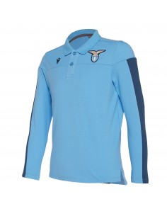 POLO LAZIO CELESTE MANICA LUNGA BAMBINO 2019/2020