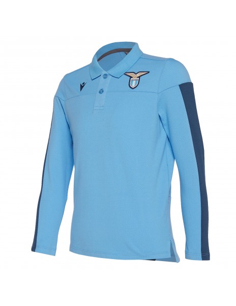 POLO LAZIO CELESTE MANICA LUNGA BAMBINO 2019/2020