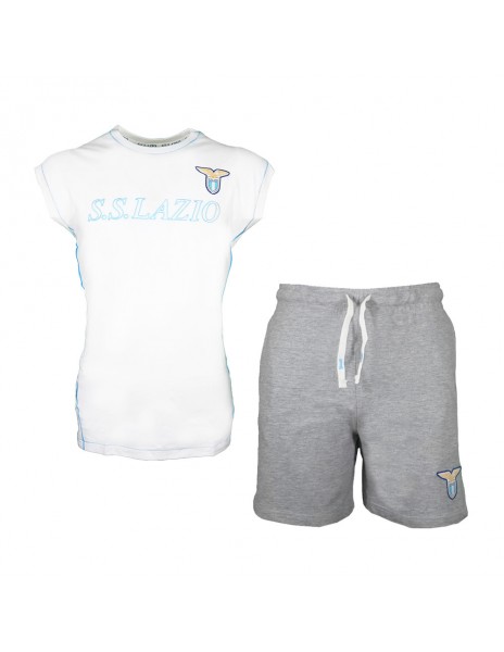 SS LAZIO COMPLETO BIANCO CANOTTA E PANTALONCINI  BAMBINO