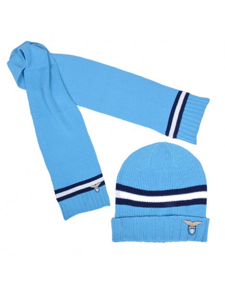 SS LAZIO COMPLETO SCIARPA E CAPPELLO BAMBINO