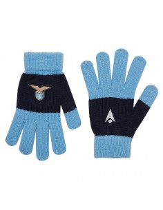 Macron SS LAZIO GUANTI LANA BLU/CELESTI