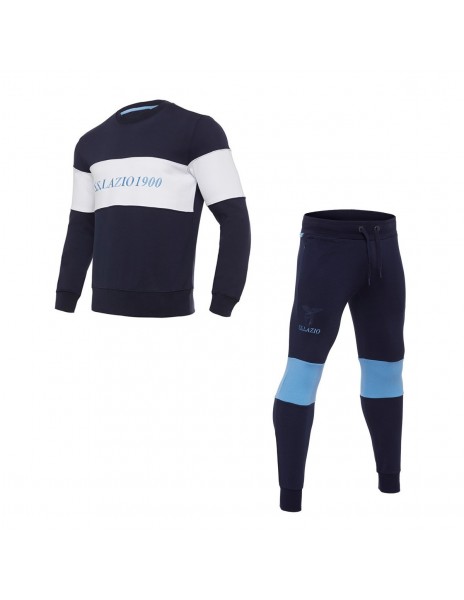 TUTA LAZIO GIROCOLLO BLU NAVY