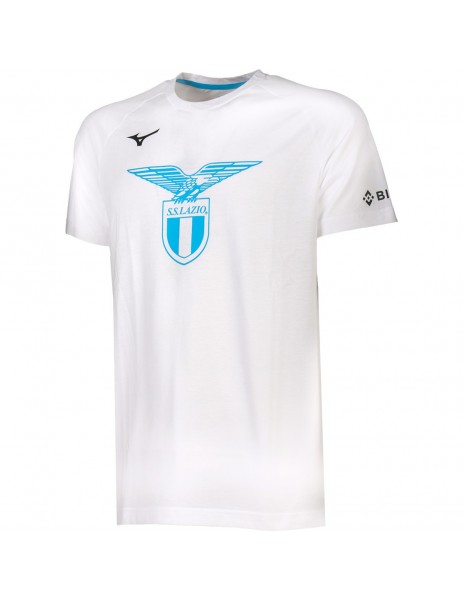 t-shirt bianca ss lazio mizuno 2022/2023