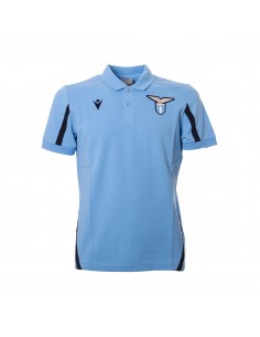 polo lazio piquet celeste...