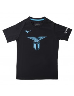 t-shirt nera bambino logo...