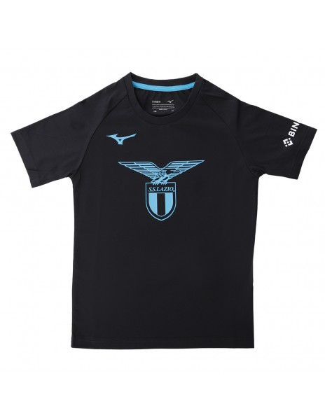 t-shirt nera bambino logo Lazio...