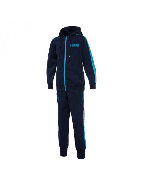 SS LAZIO TUTA POLY FULL ZIP NAVY BAMBINO