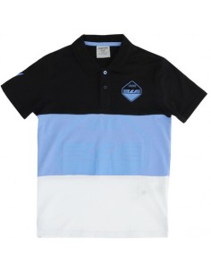 polo bambino nera celeste...