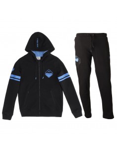 tuta nera bambino full zip...