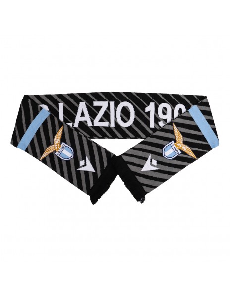 sciarpa doppiata ss lazio nera 2020/2021