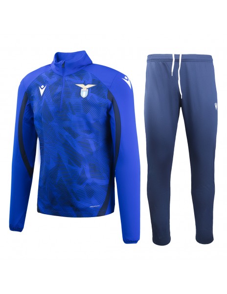 tuta training mezza zip ss lazio blu...