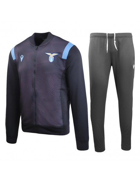 tuta full zip lazio nera