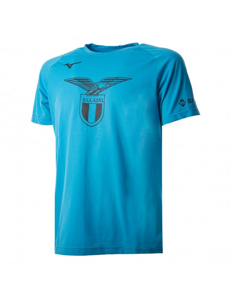 t-shirt celeste ss lazio mizuno...