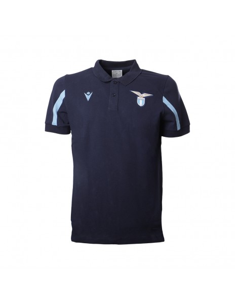 polo lazio bambino piquet blu 2021/2022 