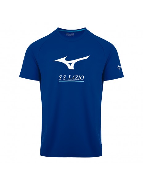t-shirt blu ss lazio mizuno 2022/2023