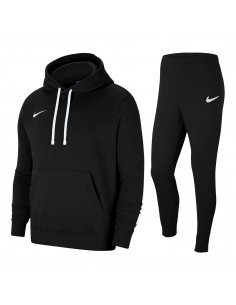 tuta nike nera felpata con...