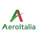Sponsor Aeroitalia su braccio sinistro