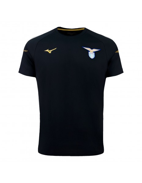 T-shirt Lazio cotone nera Mizuno...