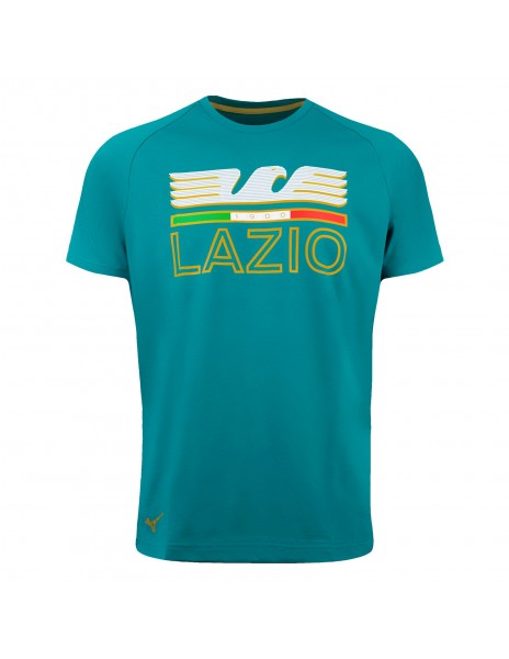 T-shirt Lazio cotone verde Mizuno...