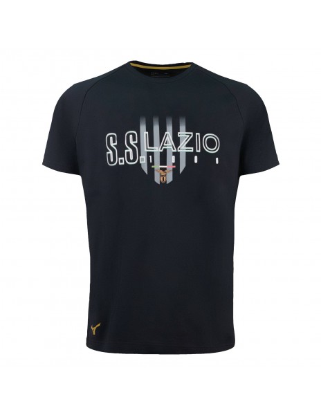 T-shirt Lazio 1900 cotone nera Mizuno...