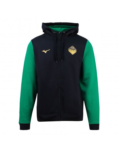 Felpa cappuccio verde SS Lazio Mizuno...