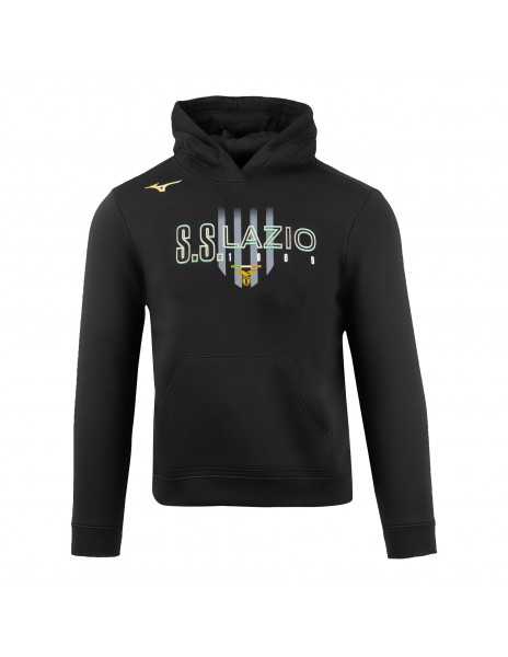 felpa nera con cappuccio bambino ss...