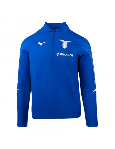 felpa pre match ss lazio mizuno blu...