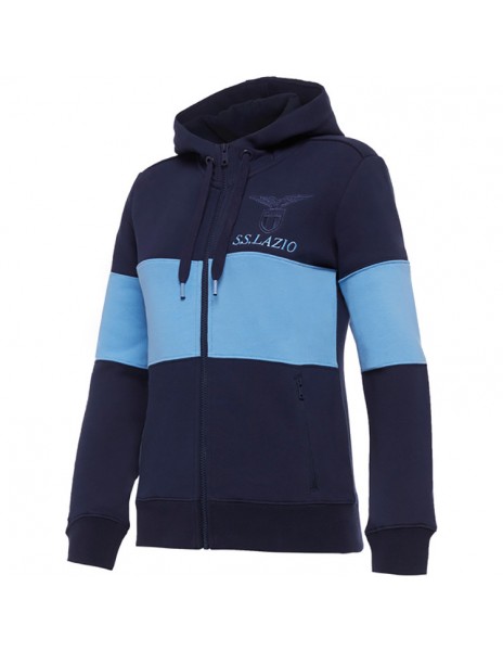 Felpa SS Lazio bambina full zip blu...