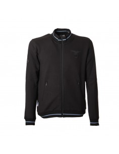 felpa bambino full zip nera...
