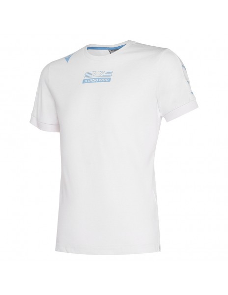 T-SHIRT LAZIO POLYCOTTON BIANCA...