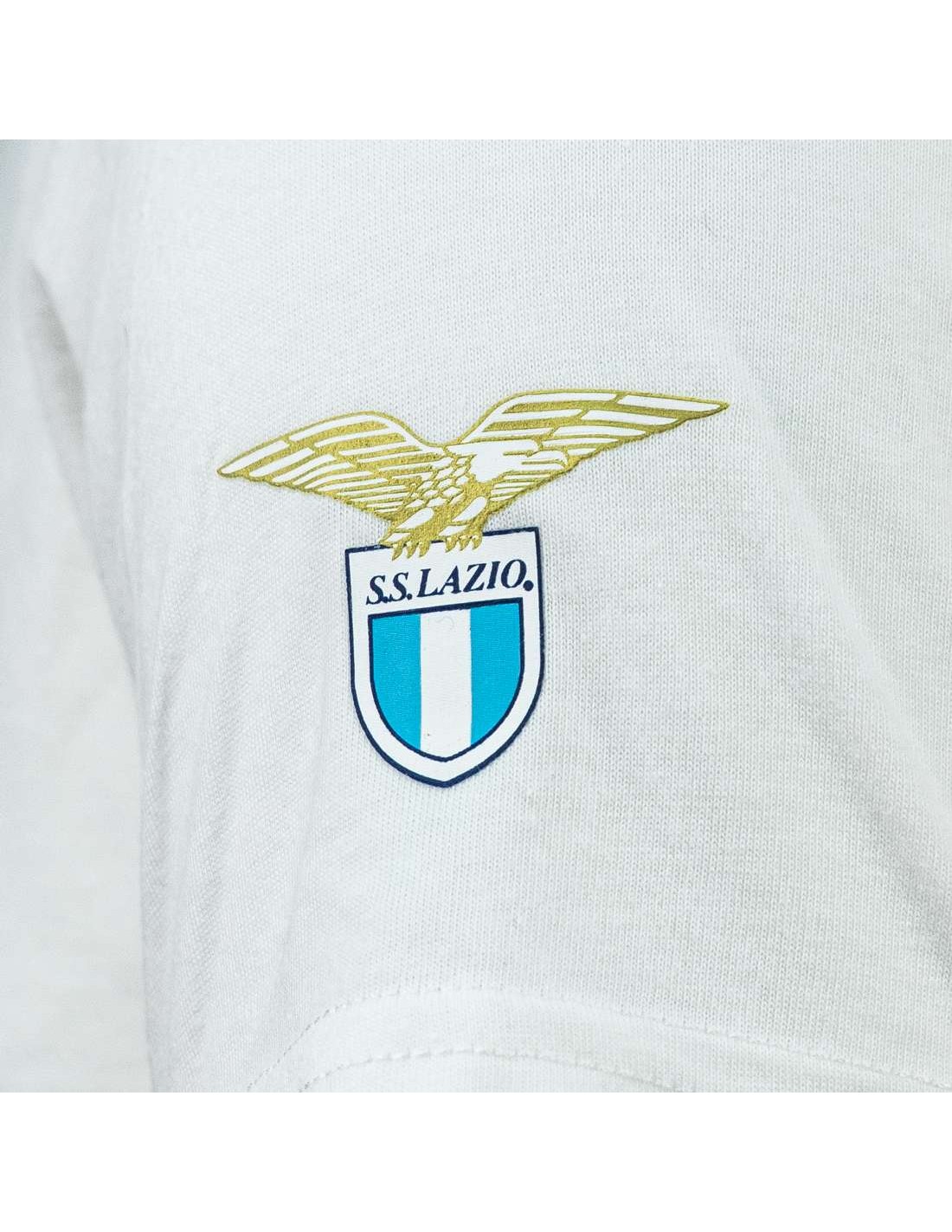 T-shirt Lazio Mizuno anniversario bianca T-shirt Lazio Mizuno anniversario bianca